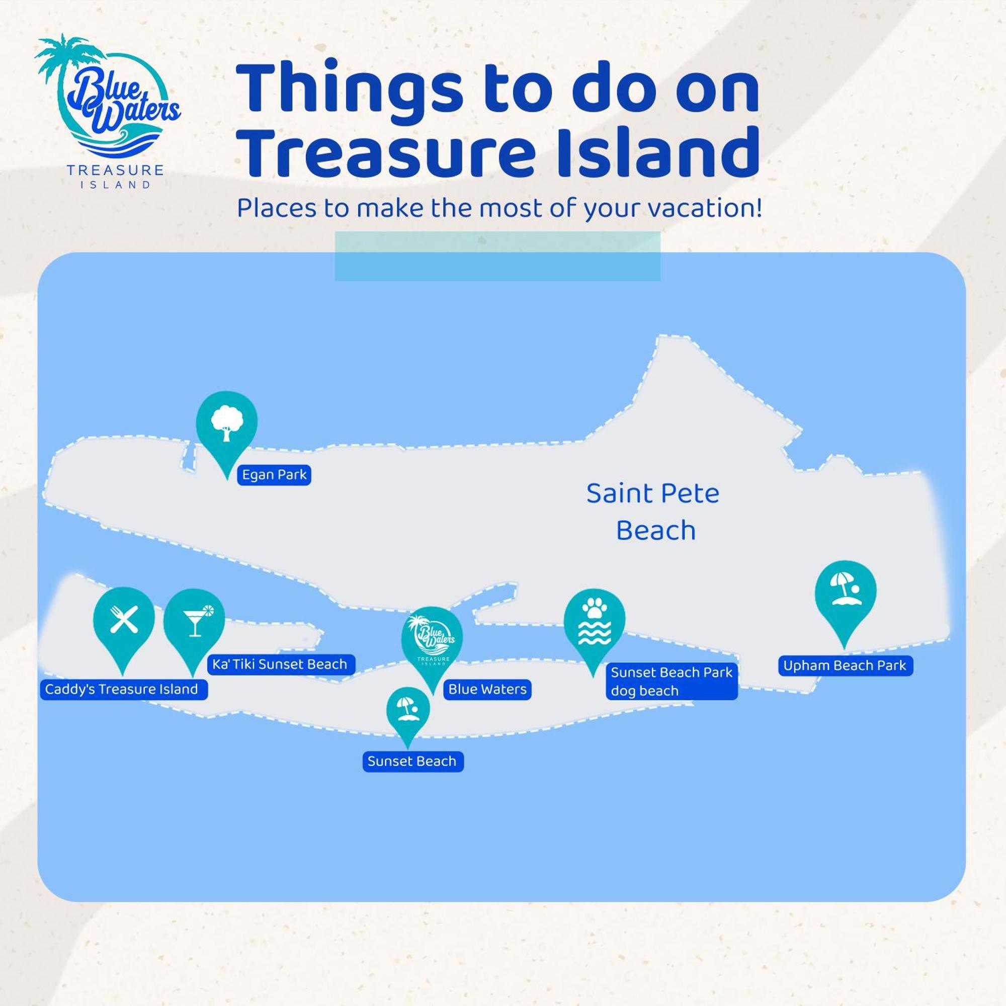 Hotel Blue Waters Treasure Island Zewnętrze zdjęcie